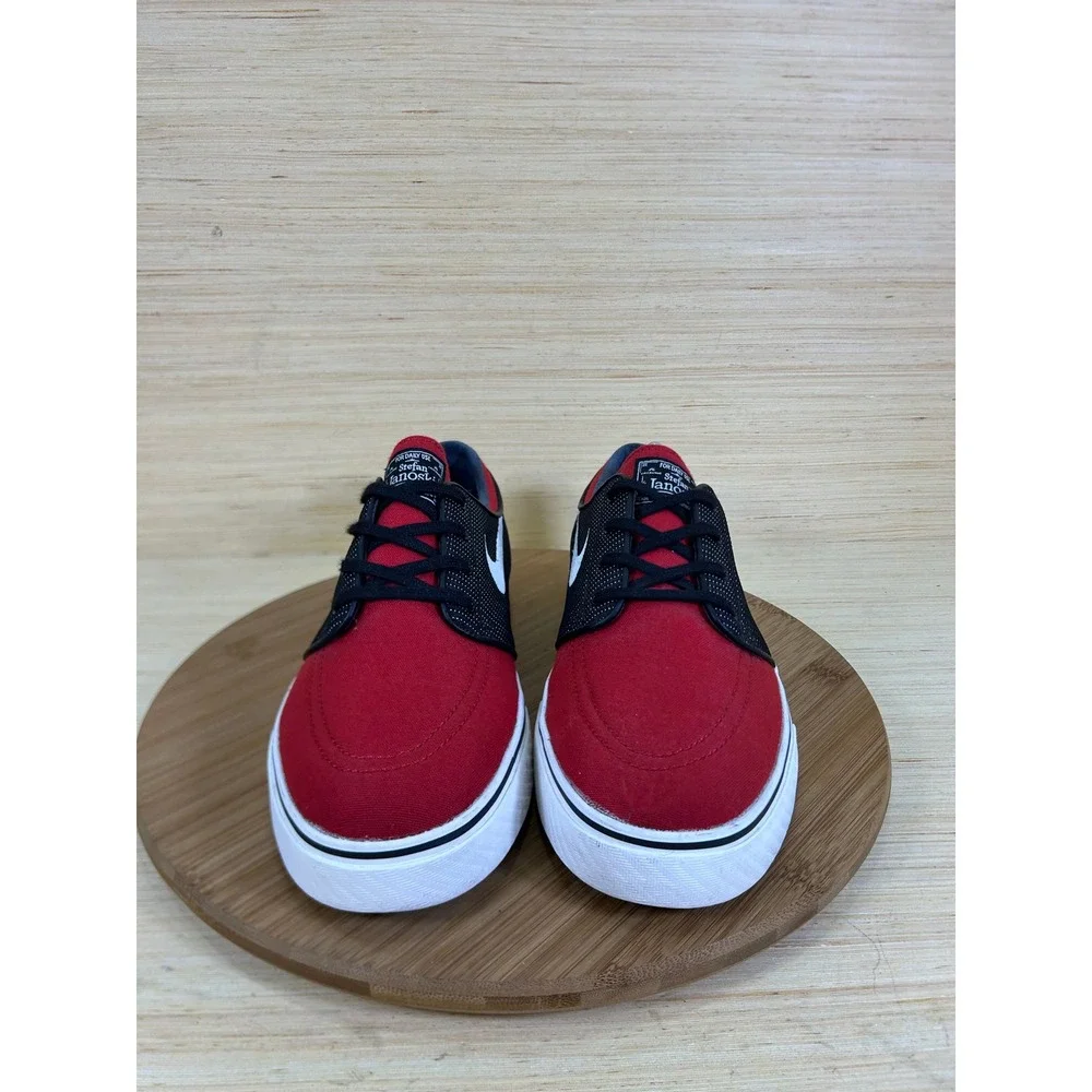 Nike SB Stefan Janoski University Red Black Skate Shoes 615957-611 Mens 10.5